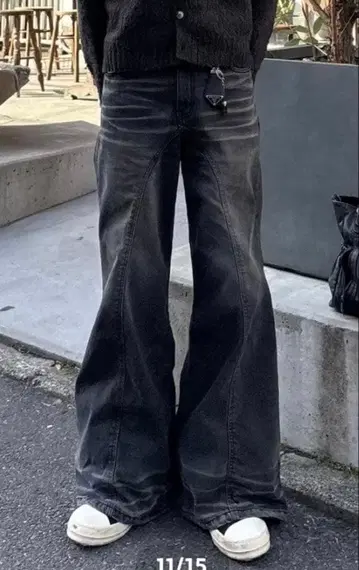 radiant 란군 착용 Back snap 2way pants 블랙