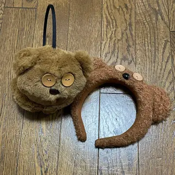 미니언 팀 머리띠 귀도리