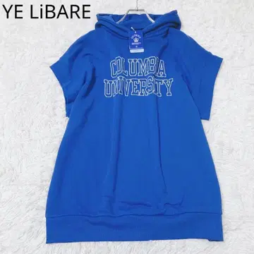 이리베어 후드티 원피스 로고 프린트 캐주얼 심플 네이비 F