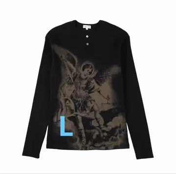 L VALLAD V.HENRY NECK L/S BLACK 써멀