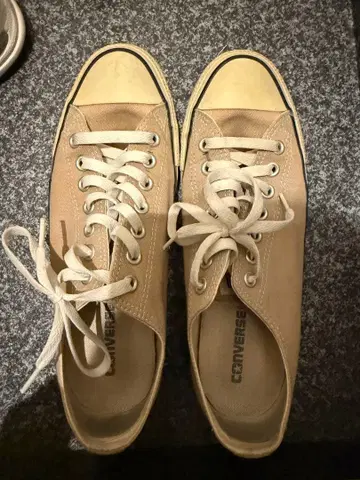 Converse 베이지 스니커즈 27cm