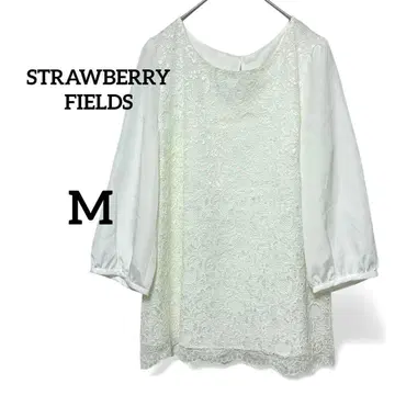레이스 블라우스 [ M ] 화이트 STRAWBERRY FIELDS 청순