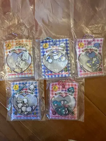 산리오 캐릭터 키링 5개 세트