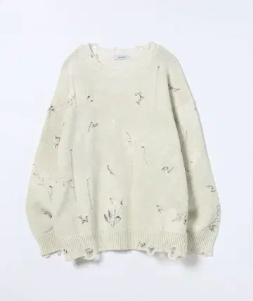 JEANASIS Blur 플라워 프린트 풀오버