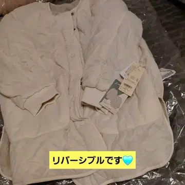 studio CLIP 아이보리 플리스 자켓 M