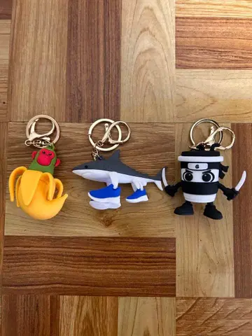 이탈리안 레인 로트 러버 키링 3개 세트