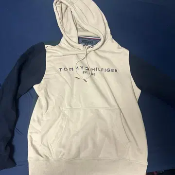 타미힐피거 후드 부착 후드티 L
