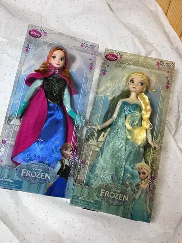 Disney 클래식 인형 겨울왕국 안나 엘사 세트