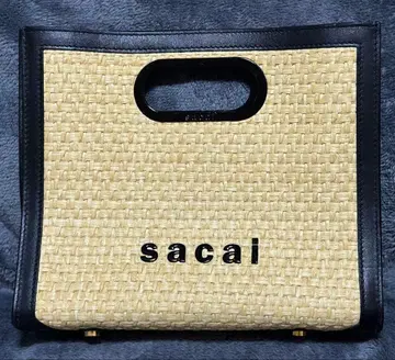 sacai 사카이 로고 바스켓 미니백 핸드백 가방