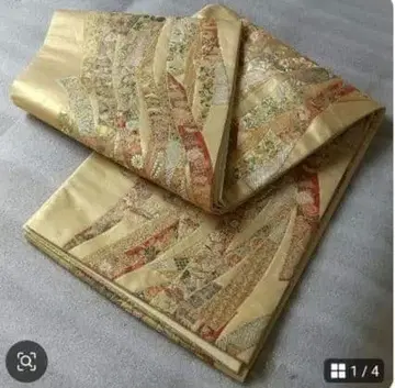 Sale! 특가 미사용 금지 단책 무늬 고급 후쿠로 오비