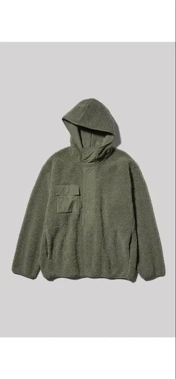 GU NGINEERED GARMENTS 보아 플리스 스냅 후드티 XXL