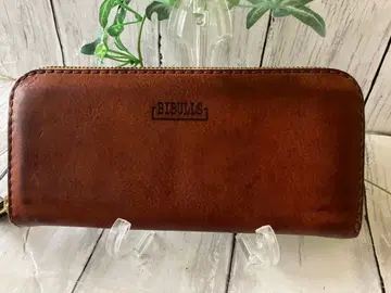 센다이 가죽제품 공방 비블즈 장지갑 라운드 지퍼 이탈리아 가죽