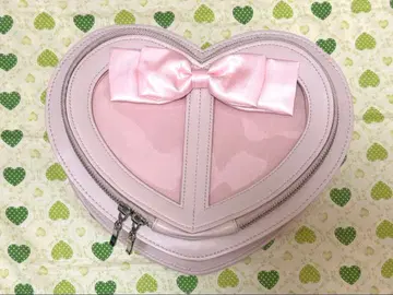 시마무라 마시로 아리스 핑크 클리어 창문 포함 하트형 덕질 백 이타백