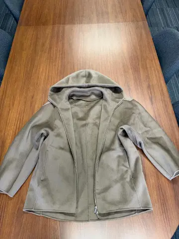 ATTACHMENT W/CA 더블 페이스 후디드 후드티 코트