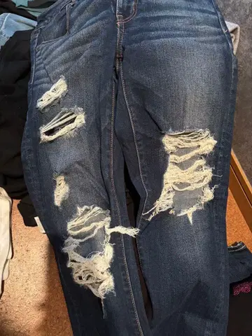 American Eagle Outfitters 데미지 스키니 청바지