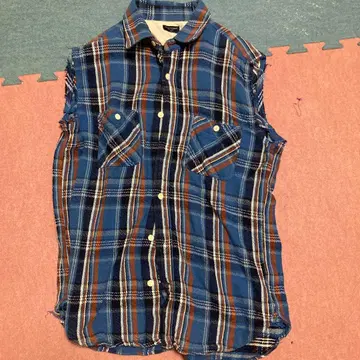 BACK NUMBER 슬리브리스 셔츠 L