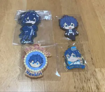 컬러풀 피치 Naokiri 키링 4종 세트