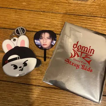 Stray Kids domin ate 부채 키링