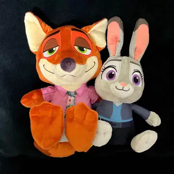 주토피아 2 페어 봉제 인형 주디 & 닉