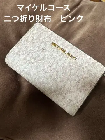 MICHAEL KORS 접이식 지갑 핑크