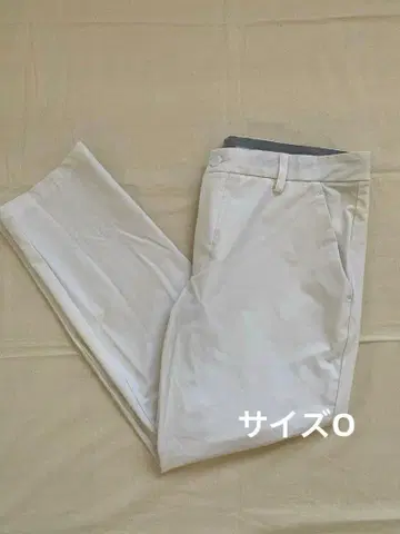 ADIDAS 남성용 골프 팬츠 화이트 사이즈 0