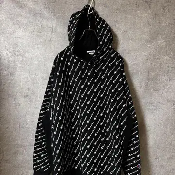 챔피온 champion 리버스 위브 맨투맨 후드티 블랙