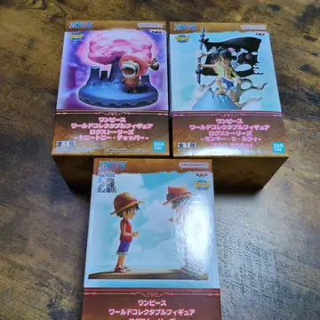 미개봉, 원피스 월드 콜렉터블 피규어, 로그 스토리, 3개 세트