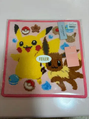 [ 새상품 ] FEILER 피카츄 이브이 손수건