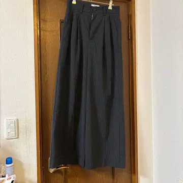 SINSS 턱 스트라이프 와이드 팬츠 새상품급 사이즈 S