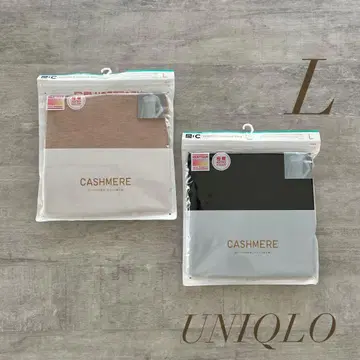 유니클로 울트라 웜 히트텍 캐시미어 블렌드 크루넥 T