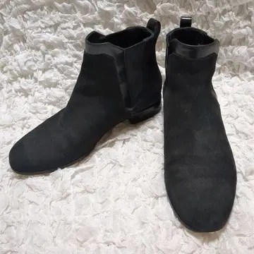 피에르 아르디 가죽 사이드 고어 앵클부츠 22cm