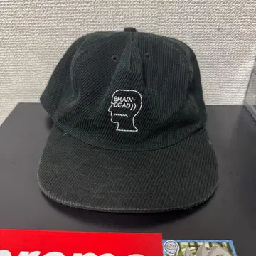 BRAIN DEAD 코듀로이 캡 블랙