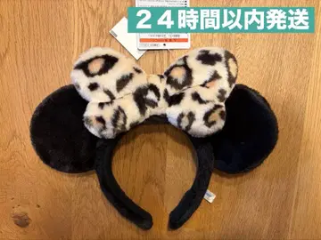 택 포함 새상품 레오파드 무늬 미니 머리띠 디즈니 리조트