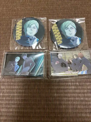 주술회전 팬파레 복권 캔뱃지 아크릴 블록 나나미 켄토 백만장자