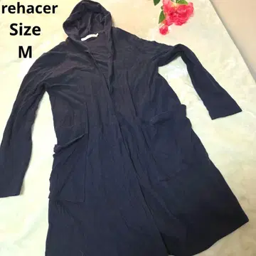[ 오샤레 rehacer ] 네이비 후드티 가디건 사이즈 M
