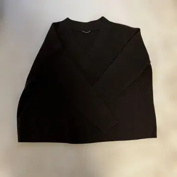 울 캐시미어 혼방 V넥 긴팔 스웨터