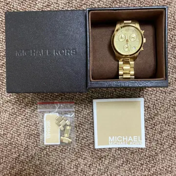 MICHAEL KORS 골드 크로노그래프 시계