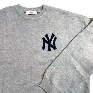PUBLUX MLB 양키스 니트 스웨터 트레이닝복 긴팔 L