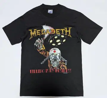 메가데스 T셔츠 80s 빈티지 미사용품 MEGADETH