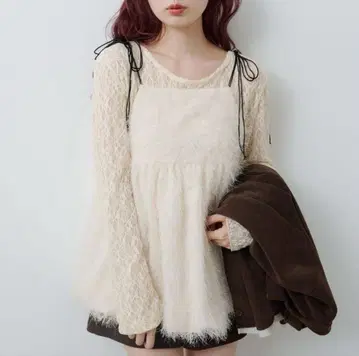 kastane 벌룬 샤기 뷔스티에