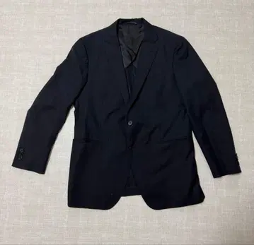 블랙 네이비 스트라이프 비즈니스 정장