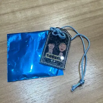 만게키 아크릴 부적 블랙 오비 요시모토 만담 극장