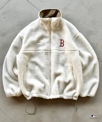 Perushu x MLB 콜라보 스탠드 넥 블루종 [ 완판템 ]