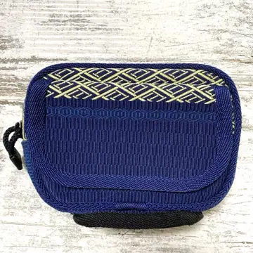 오비 패턴 파우치 LL 동해 (다크 네이비)