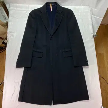 캐시미어 혼방 체스터 코트 블랙 M 사이즈