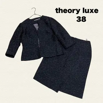 [ 새상품급 ] theory luxe 셋업 실크 혼방 38 포멀
