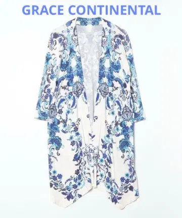 그레이스 콘티넨탈 오너먼트 롱 가디건 GRACE