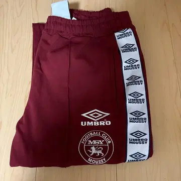 moussy x UMBRO 캐주얼 팬츠, 사이드 스트라이프 디자인