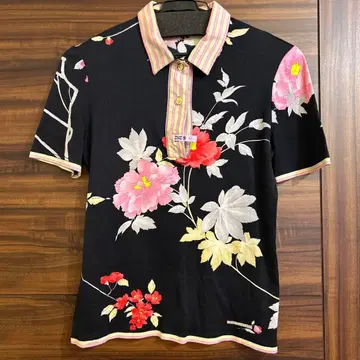 LEONARD 레오나르 꽃무늬 반팔 T셔츠 S사이즈