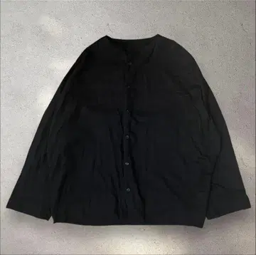 카나타 실크 혼방 클래식 셔츠 블랙 셔츠 일본제